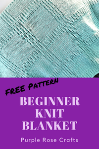 beginner knit baby blanket pattern